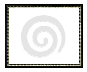 Picture frame with clipping path isolated on white background