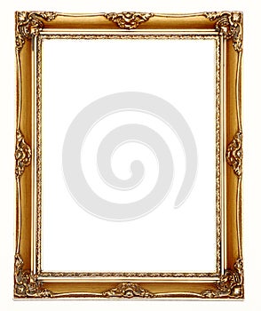 Picture frame gold photo