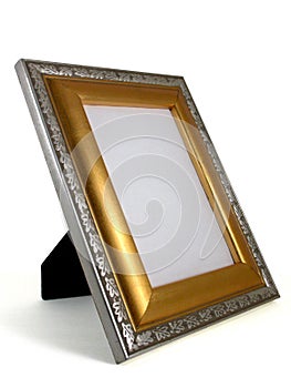 Picture frame - gold and silver 01