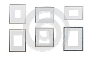Picture frame with passe-partout photo