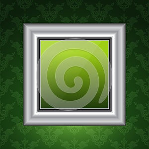 Picture Frame Wallpaper Background. Green