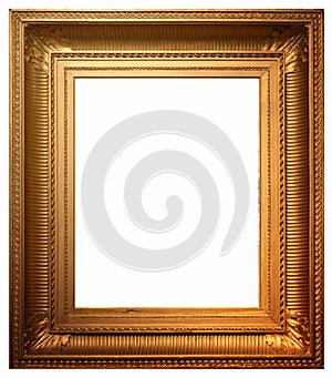 Picture frame and white background