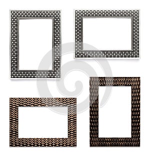 Picture Frames Isolated on White