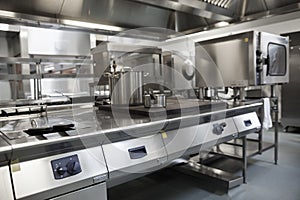 Picture of fully equipped professional kitchen