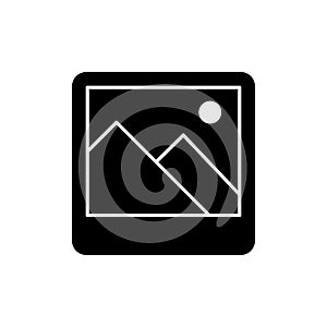Picture Gallery Icon Logo Vector Illustrattion. Photo Gallery icon design vector template. Trendy Picture Gallery vector icon flat