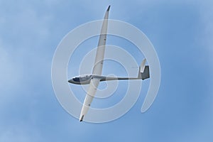 Glider plane flying photo