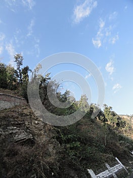 Picture of hills and valleys in himachal pradesh