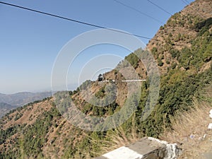 Picture of hills and valleys in himachal pradesh