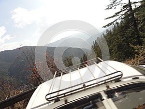 Picture of hills and valleys in himachal pradesh