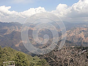 Picture of hills and valleys in himachal pradesh