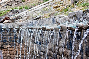 Picture of holy springs in Muktinath, Himalaya mountains, Nepal