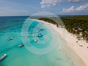 Isla Saone Beach in Punta Cana, Dominican Republic photo