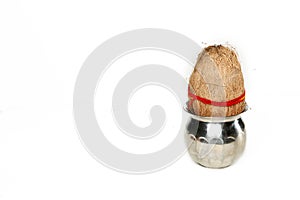 Picture of kalash with coconut for navratri pooja