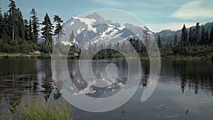 Picture Lake, Mt. Shuksan, Washington State, 4K, UHD