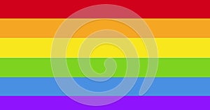 Picture with lgbtq rainbow colors stripes