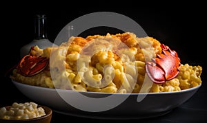 A picture of Lobster Mac and Cheese.