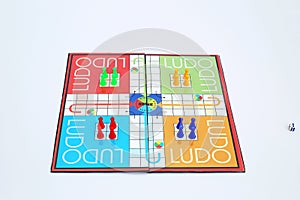 Picture of ludo board family game