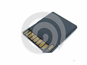 A picture of memory card  on a white background   ,