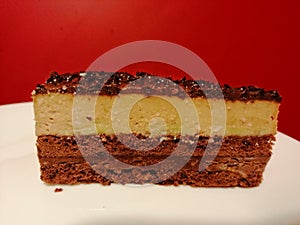 Mozart triangle cake