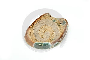 The picture of a mouldy bread