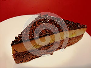 Mozart triangle cake