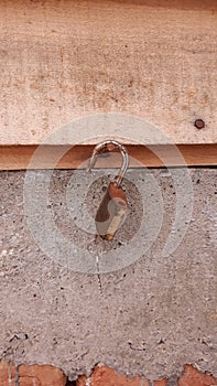 Old gate lock key