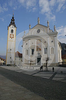 Cerkev sv. Jakoba or Saint Jacob Church in Kamnik