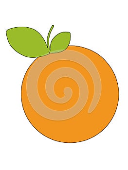 Picture of an Orange Fruit