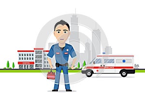 Picture of a paramedic