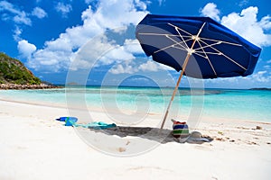 Picture perfect beach at Caribbean