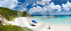 Picture perfect beach at Caribbean