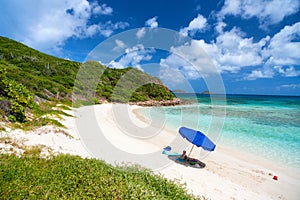 Picture perfect beach at Caribbean