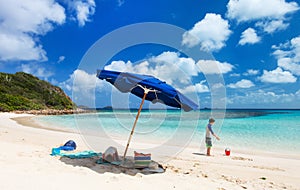 Picture perfect beach at Caribbean