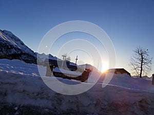 Picture perfect sunrise in Valdez Alaska