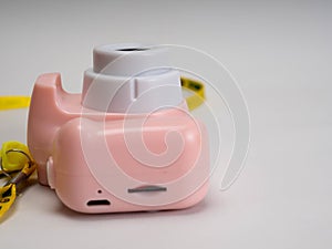 Picture of a pink camera toys