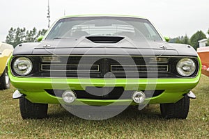 Plymouth cuda front end