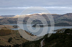 Picture from the Port Hills in New Zealand