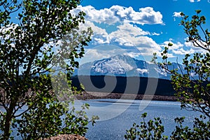 Picture Postcard View Of Pikes Peak Mountain Range