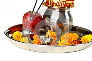 Picture of ready navratri pooja thali