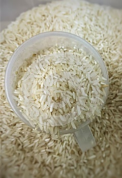 Picture of rice in a cup