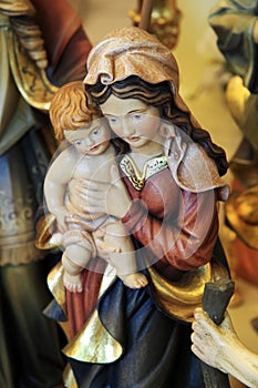 Picture of Saint Mary with child