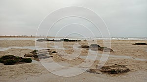 A picture of a sea beach in a Mauritanian city