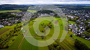 Small german village - Airphoto by drone photo