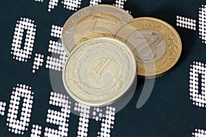 Coins Polish zloty PLN and the stock exchange in Poland