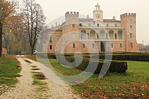 The countryside in Cremona, Italy. Villa Medici del Vascello photo