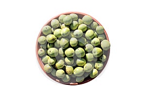 Many ripe walnuts with shells