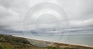 A shore in Normandy - the Omaha beach.