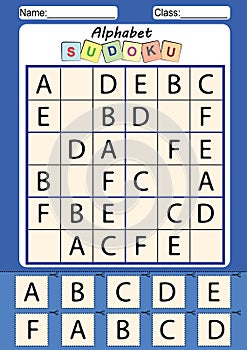 picture sudoku for kids, Cut and paste