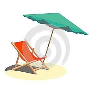 picture of summer time on the background. Vector illustration
