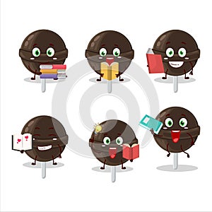 Obrázek z sladký čokoláda návrh malby znak čtení legrační kniha 